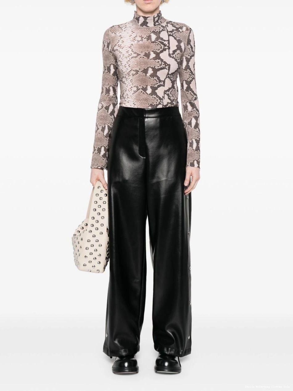 Cheap McCartney trousers Stella Women faux-leather 0718